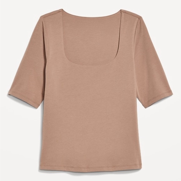 Old Navy Women's Brown Fitted Layer Elbow-Sleeve Scoop
Neck Top Size XXL NWT! - Picture 13 of 14